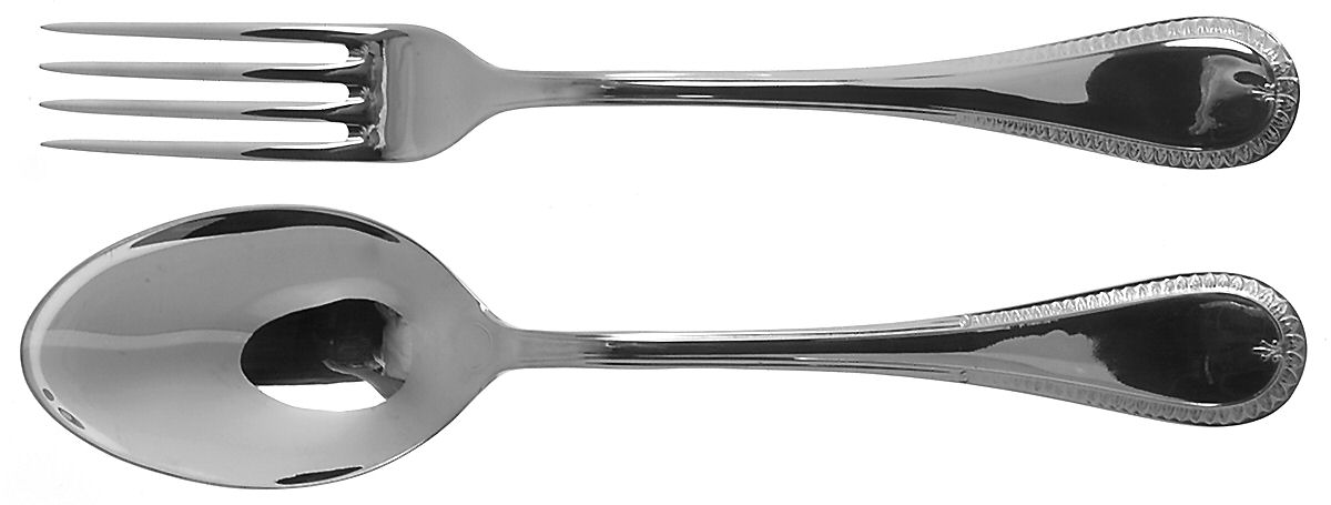 Beauharnais (Stainless) Solid Serving Set by Christofle France-1
