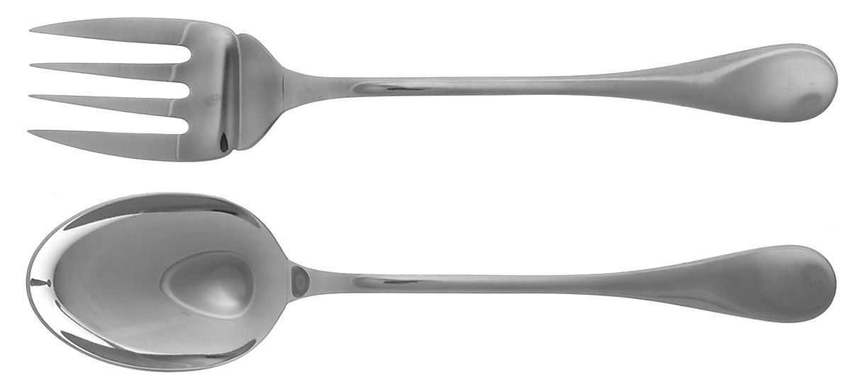 Berry (Stainless) Solid Serving Set by Christofle France-1