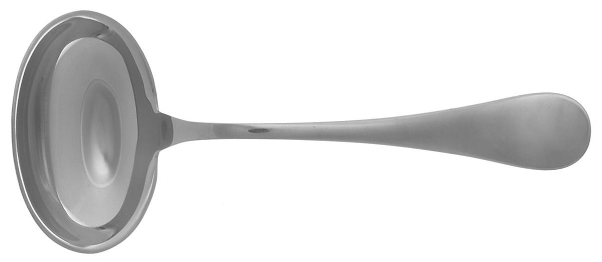 Berry (Stainless) Solid Gravy Ladle by Christofle France-1