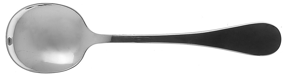 Berry (Stainless) Round Bowl Soup Spoon (Cream Soup) by Christofle France-1