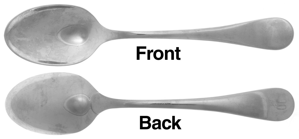Berry (Stainless) Oval Place Soup Spoon by Christofle France-1