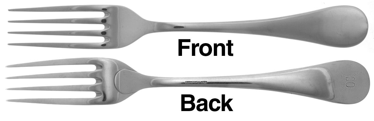 Berry (Stainless) Fork by Christofle France-1