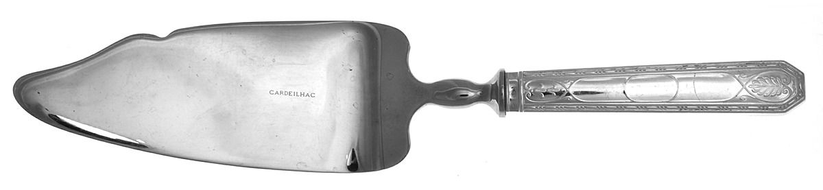 Brienne (Sterling, 1991) Pie & Cake Server with Stainless Blade by Christofle France-1