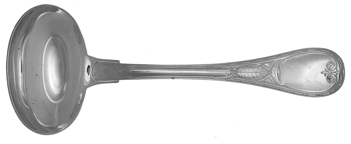 Brienne (Sterling, 1991) Solid Gravy Ladle by Christofle France-1