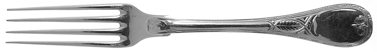 Brienne (Sterling, 1991) European Fork by Christofle France-1