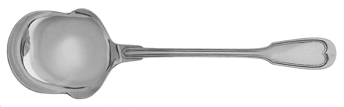Chinon (Silverplate, 1862) Boiled Potato Ladle, Solid Piece by Christofle France-1