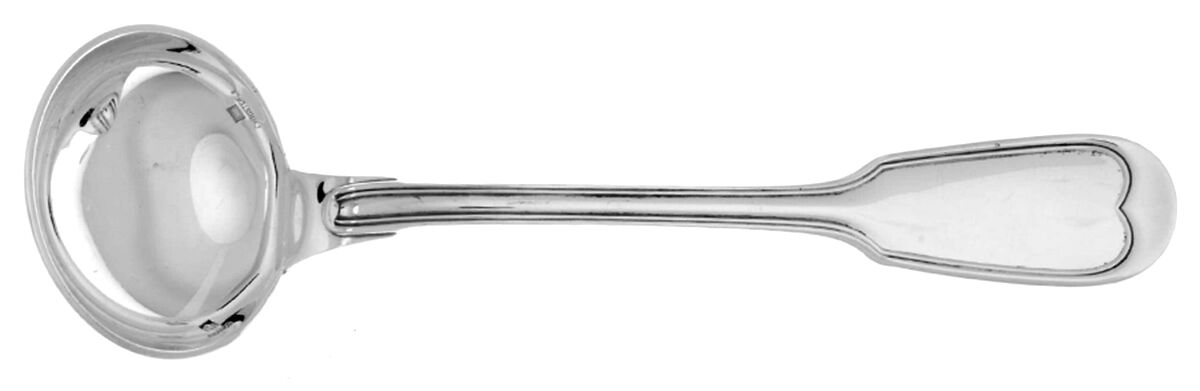 Chinon (Silverplate, 1862) Solid Sugar Serving Ladle by Christofle France-1
