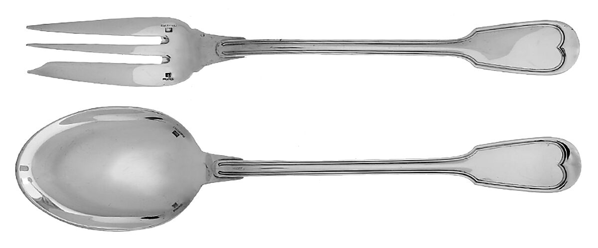 Chinon (Silverplate, 1862) Solid Serving Set by Christofle France-1