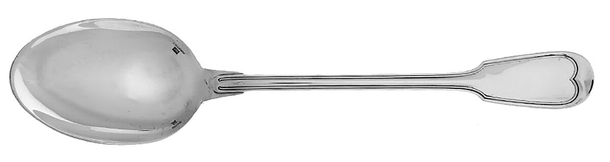 Chinon (Silverplate, 1862) Solid Serving Spoon by Christofle France-1