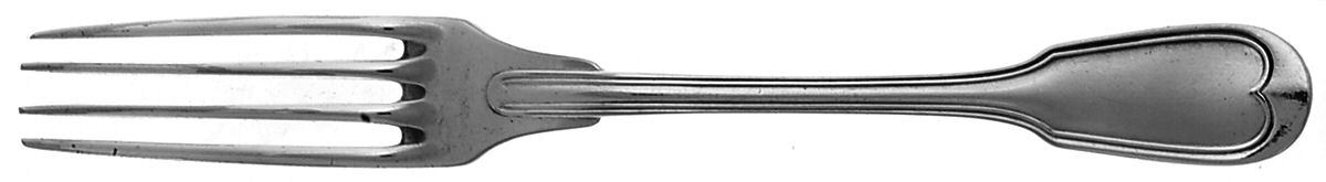 Chinon (Silverplate, 1862) Dessert Fork by Christofle France-1