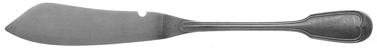 Chinon (Silverplate, 1862) Individual Solid Fish Knife by Christofle France-1