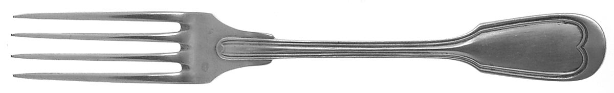Chinon (Silverplate, 1862) Dessert Fork by Christofle France-1