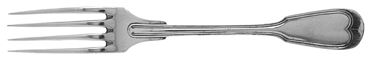 Chinon (Silverplate, 1862) Fork by Christofle France-1