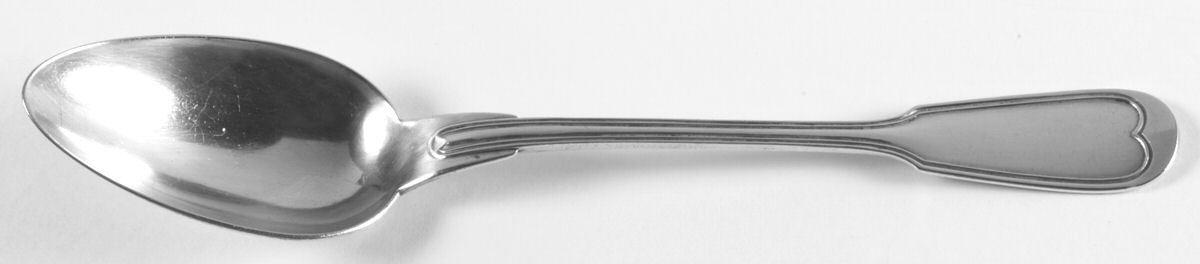 Chinon (Silverplate, 1862) Large Solid Dressing Spoon by Christofle France-1