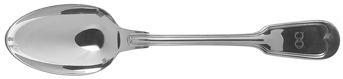 Chinon (Silverplate, 1862) Oval Place Soup Spoon by Christofle France-1