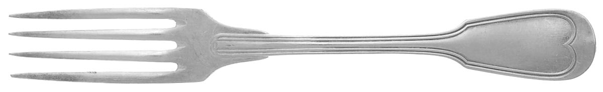 Chinon (Silverplate, 1862) Fork by Christofle France-1