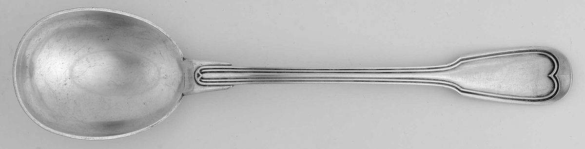 Chinon (Silverplate, 1862) Solid Smooth Casserole Spoon by Christofle France-1