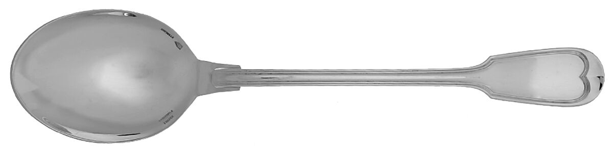 Chinon (Sterling, 1991) Solid Salad Serving Spoon by Christofle France-1