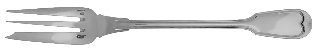 Chinon (Sterling, 1991) Solid Serving Fork by Christofle France-1