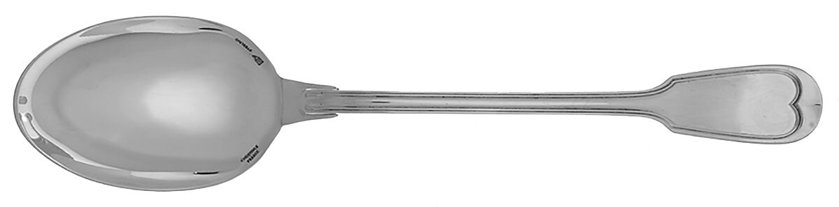 Chinon (Sterling, 1991) Solid Serving Spoon by Christofle France-1