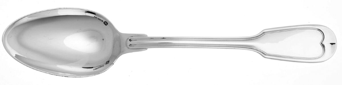 Chinon (Sterling, 1991) European Place/Oval Soup Spoon by Christofle France-1