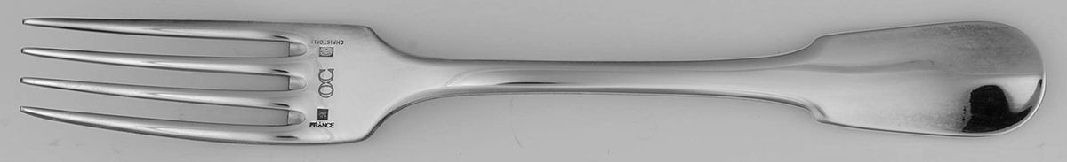Cluny (Silverplate, 1963) Fork by Christofle France-1