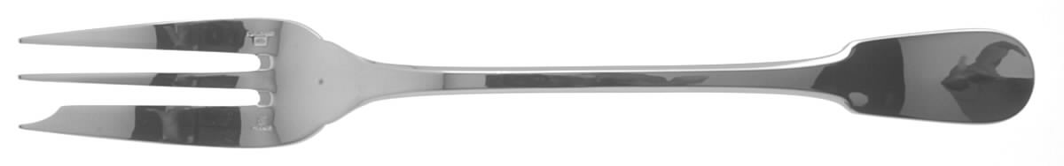 Cluny (Silverplate, 1963) Solid Serving Fork by Christofle France-1