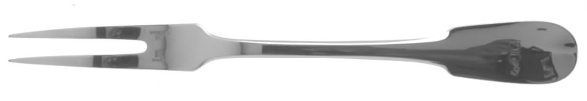 Cluny (Silverplate, 1963) Fork-Cold Meat/Servg-Sm/Solid by Christofle France-1
