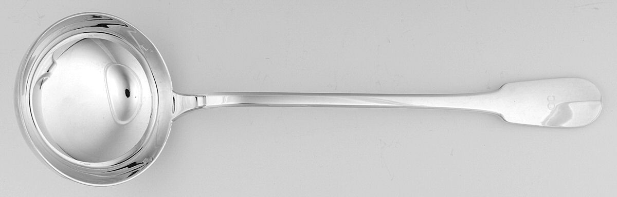 Cluny (Silverplate, 1963) Solid Soup Ladle by Christofle France-1
