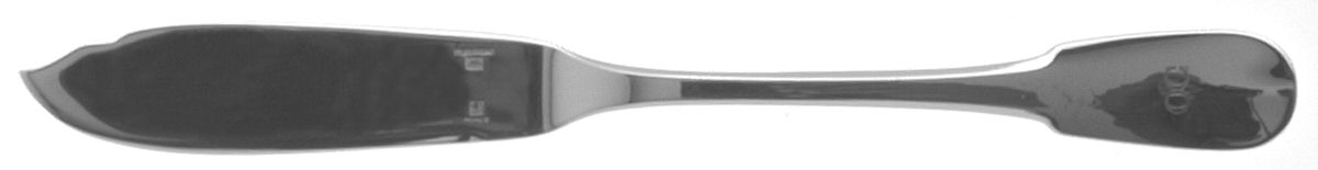 Cluny (Silverplate, 1963) Individual Solid Fish Knife by Christofle France-1