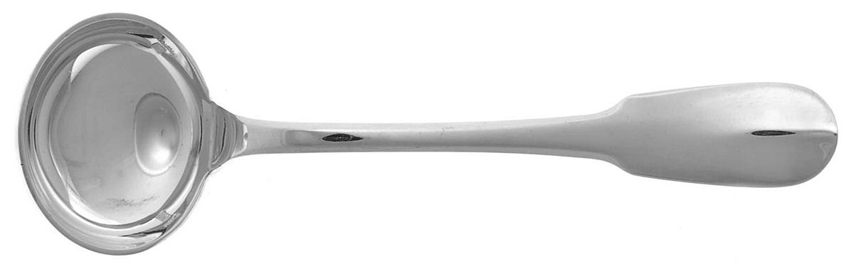 Cluny (Silverplate, 1963) Solid Sugar Serving Ladle by Christofle France-1