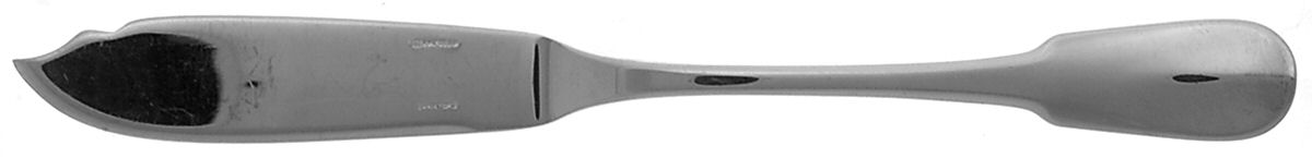 Cluny (Sterling) Individual Solid Fish Knife by Christofle France-1