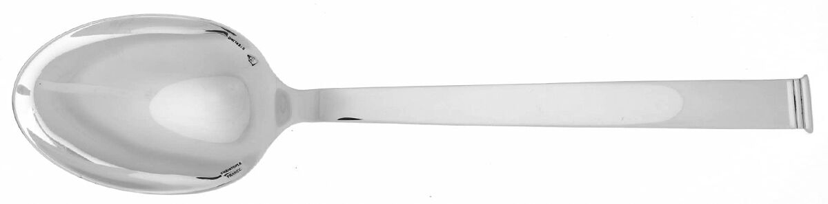 Commodore (Sterling) Solid Serving Spoon by Christofle France-1