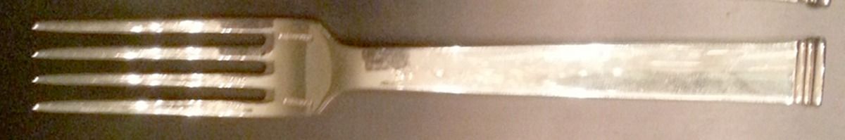Commodore (Sterling) Individual Salad Fork by Christofle France-1