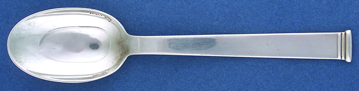 Commodore (Sterling) Spoon-Dessert/Oval Soup by Christofle France-1