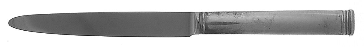 Commodore (Sterling) Dessert Knife with Stainless Blade by Christofle France-1