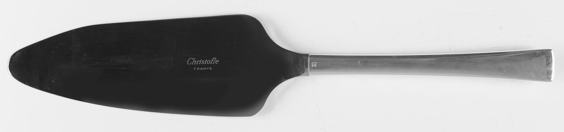 Concorde (Silverplate) Pie Server with Stainless Blade by Christofle France-1