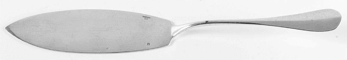 Fidelio (Silverplate, 1992) Large Solid Fish Server by Christofle France-1