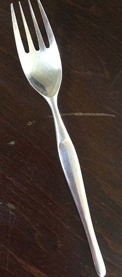 Duo (Silverplate) Individual Salad Fork by Christofle France-1