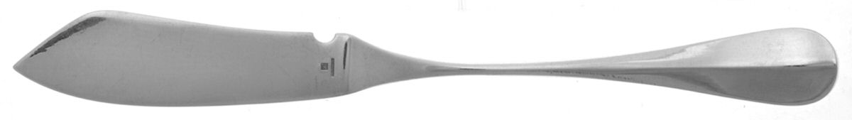 Fidelio (Silverplate, 1992) Individual Solid Fish Knife by Christofle France-1