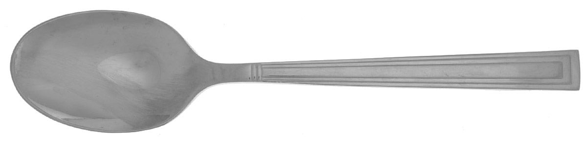Folio (Stainless) Solid Serving Spoon by Christofle France-1