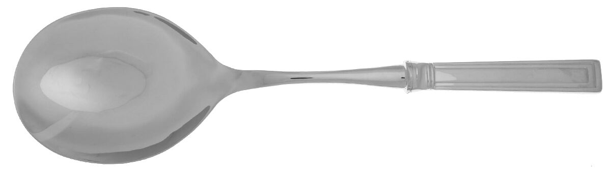 Folio (Stainless) Casserole Spoon with Smooth Stainless Bowl HC by Christofle France-1