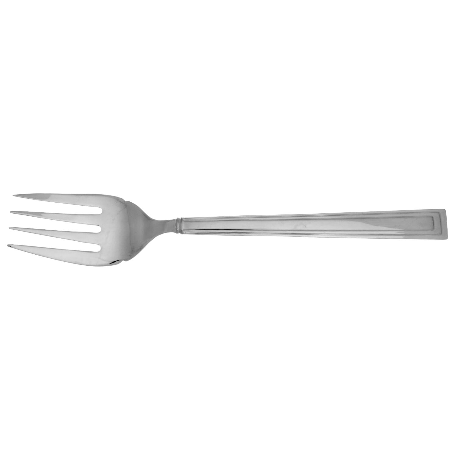 Folio (Stainless) Solid Serving Fork by Christofle France-1