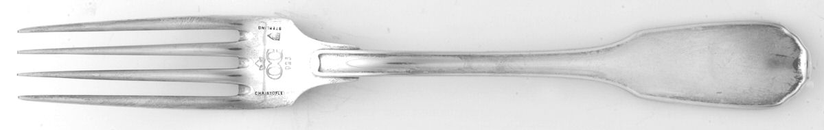 Germain (Sterling) Fork by Christofle France-1