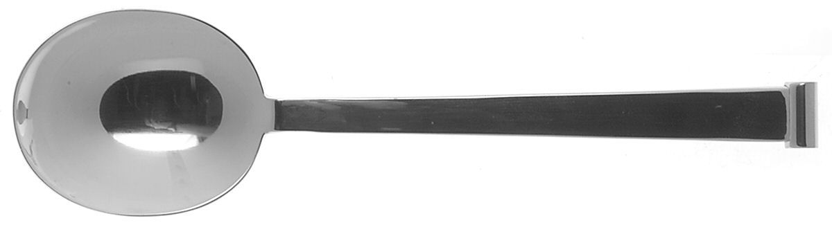 Integrale (Stainless) Round Bowl Soup Spoon (Cream Soup) by Christofle France-1