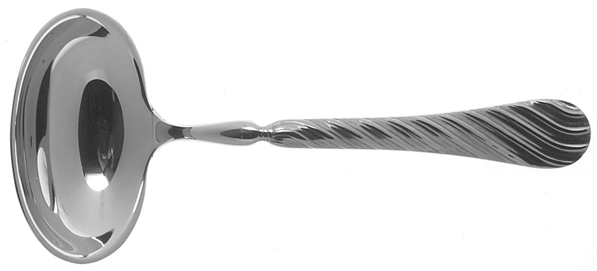 Liane (Stainless) Solid Gravy Ladle by Christofle France-1