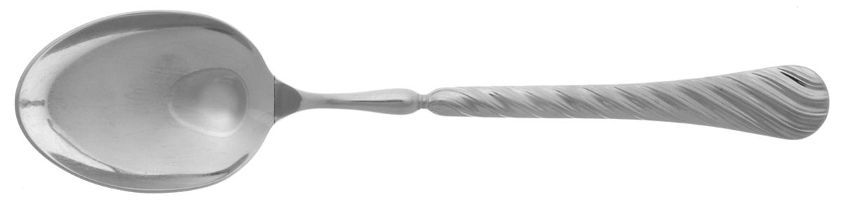 Liane (Stainless) Solid Serving Spoon by Christofle France-1