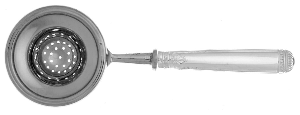Malmaison (Silverplate, 1967) Tea Strainer Overcup Serving-Stainless Bowl HC by Christofle France-1