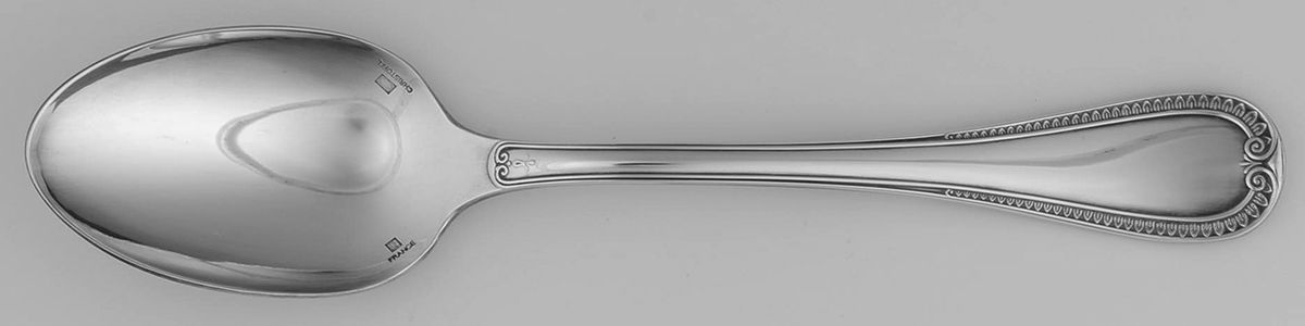 Malmaison (Silverplate, 1967) Oval Place Soup Spoon by Christofle France-1