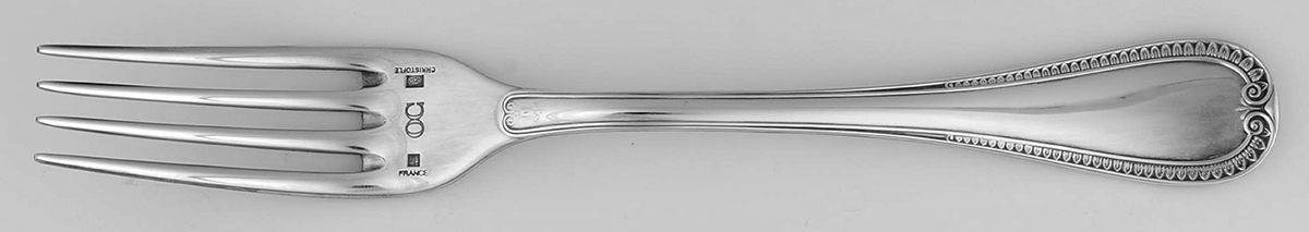Malmaison (Silverplate, 1967) Fork by Christofle France-1